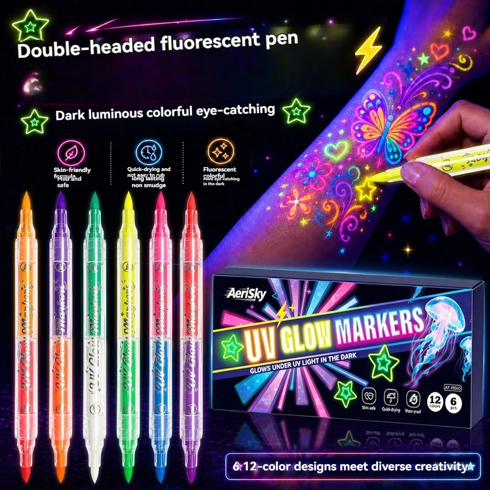 12 Colors Double-ended UV Neon - Copic Marker Sketch review and price