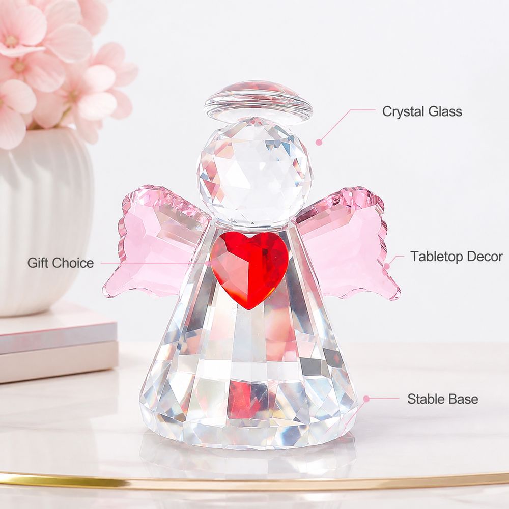 New Faceted Finish Crystal Ang - Paper Weight Crystal review and price