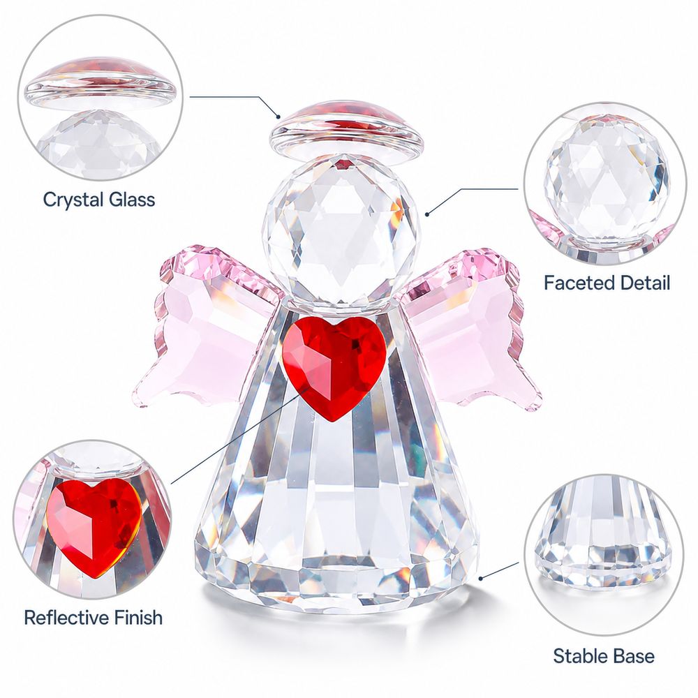 New Faceted Finish Crystal Ang - Paper Weight Crystal review and price