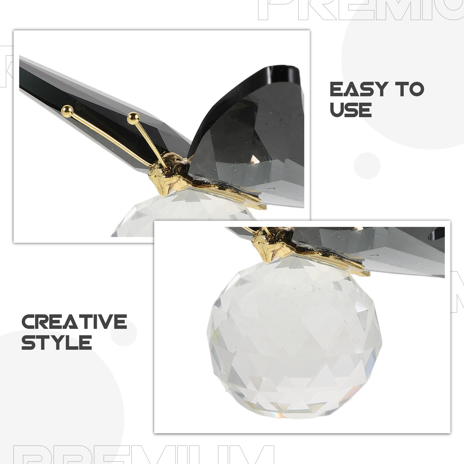 Glass Butterfly Paperweight Cr - Paper Weight Crystal review and price